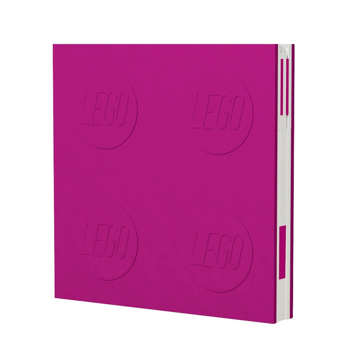 Lego Locking Notebook With Gel Pen - Violet